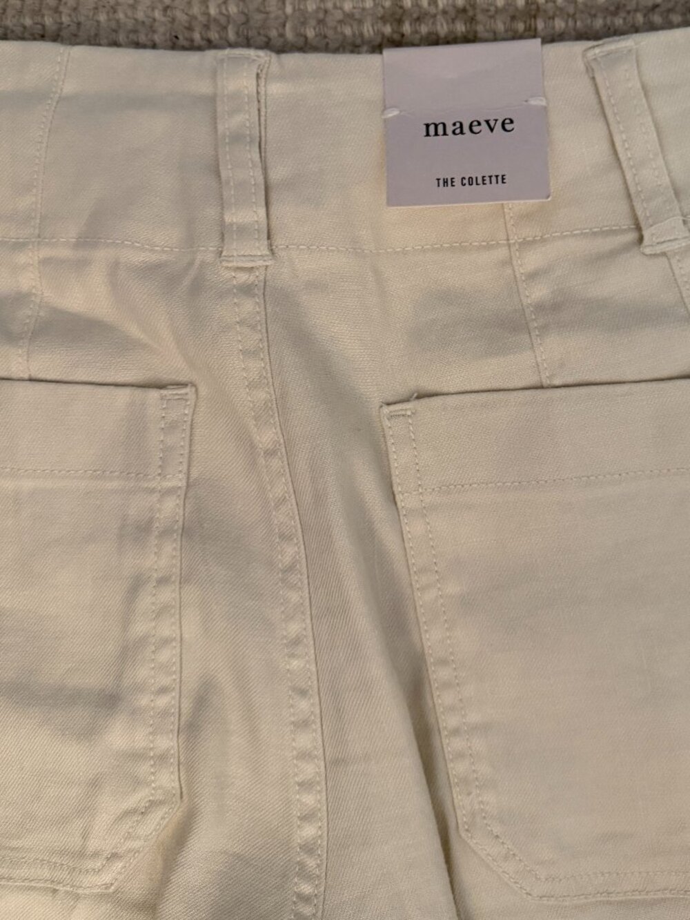 Maeve Colette European Linen Stretch Wide Leg Pants 25 NWT - Picture 5 of 6